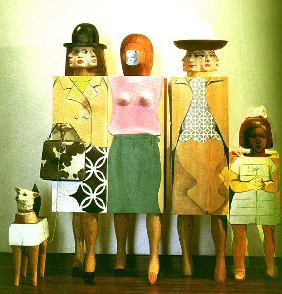 marisol_escobar_ femmes et chiens 1964